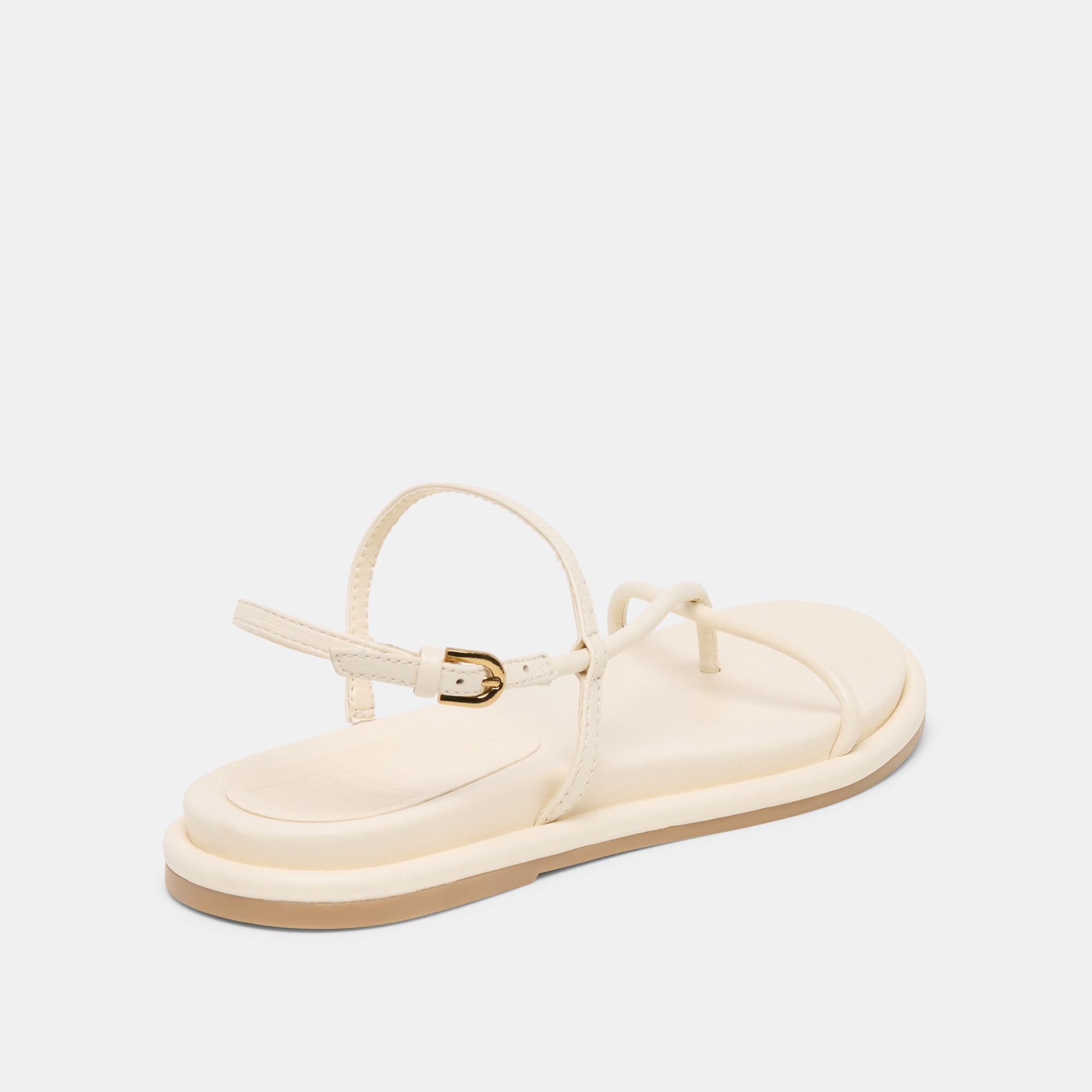 DOM SANDALS OFF WHITE LEATHER - Image 3