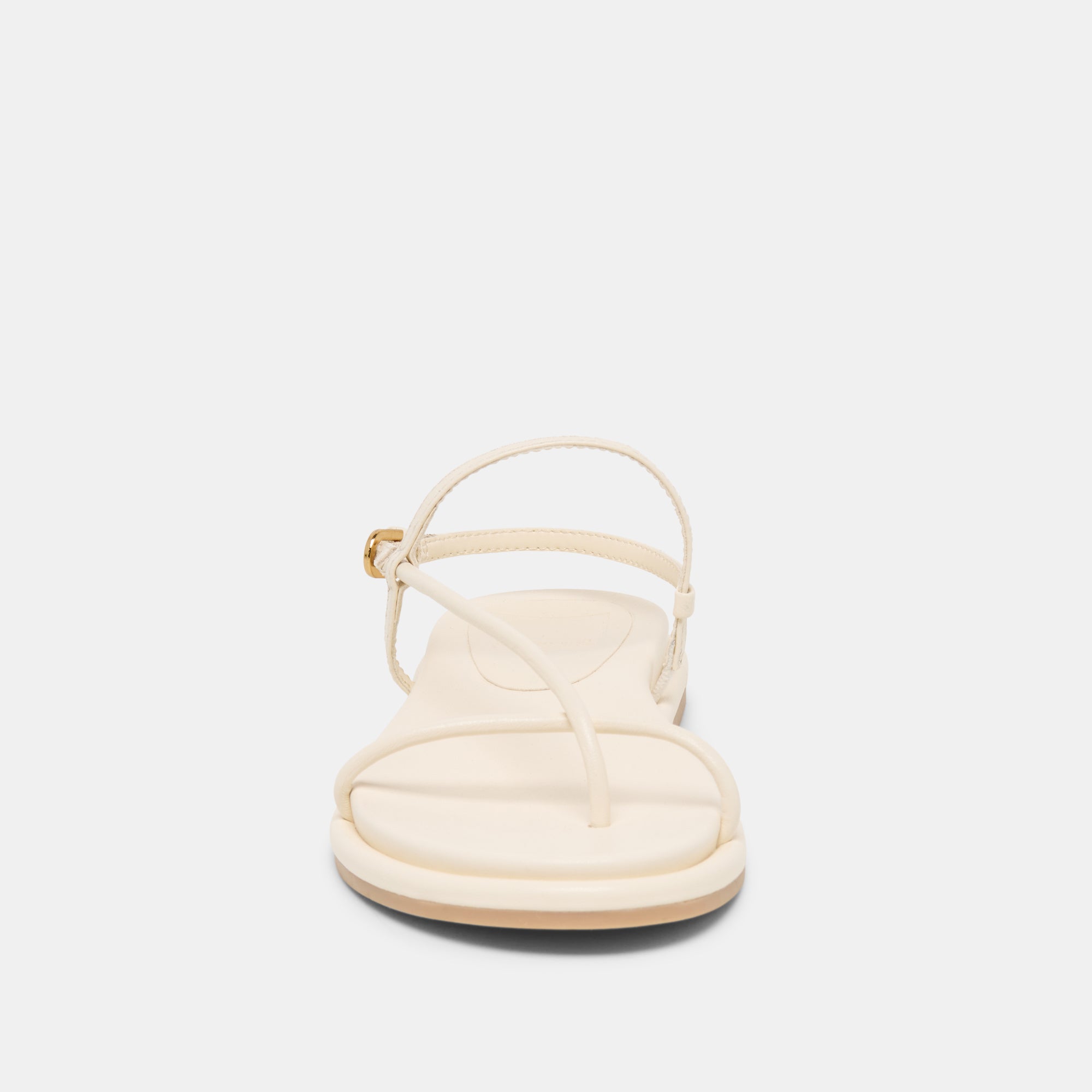 DOM SANDALS OFF WHITE LEATHER - Image 6