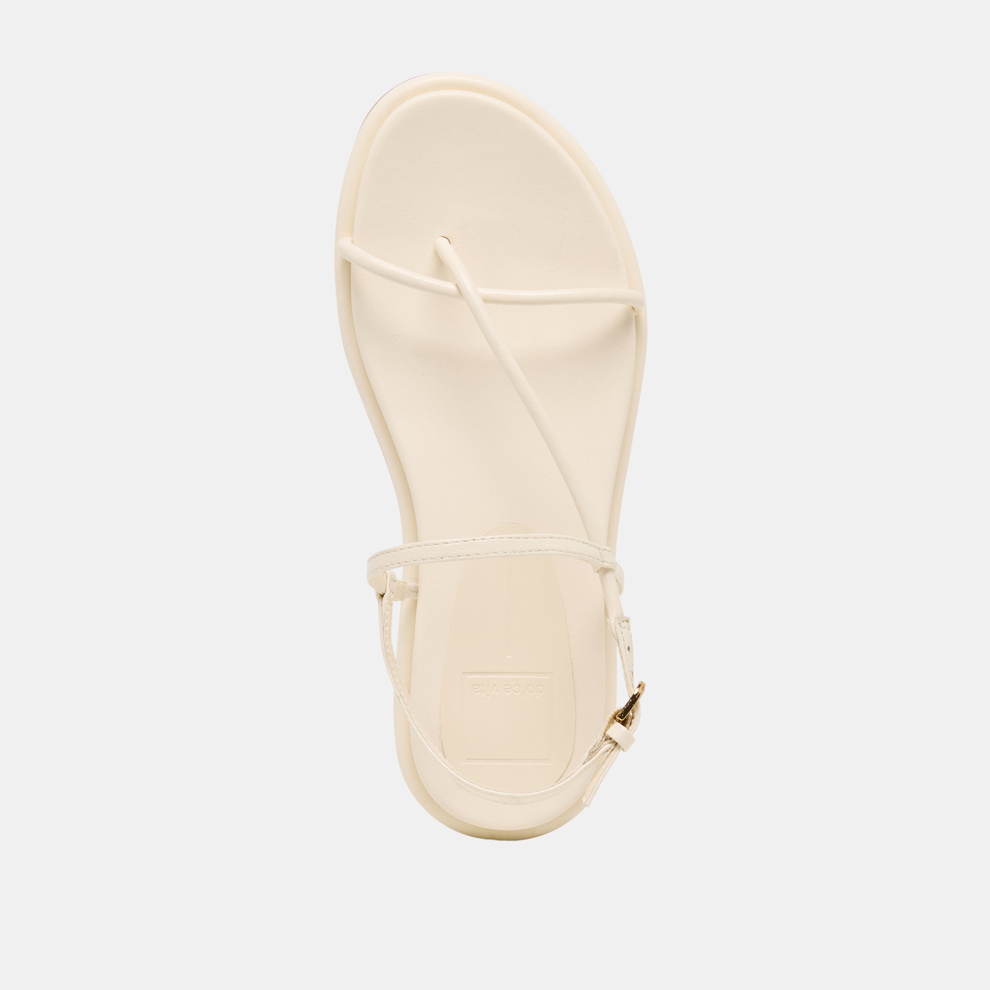 DOM SANDALS OFF WHITE LEATHER - Image 8