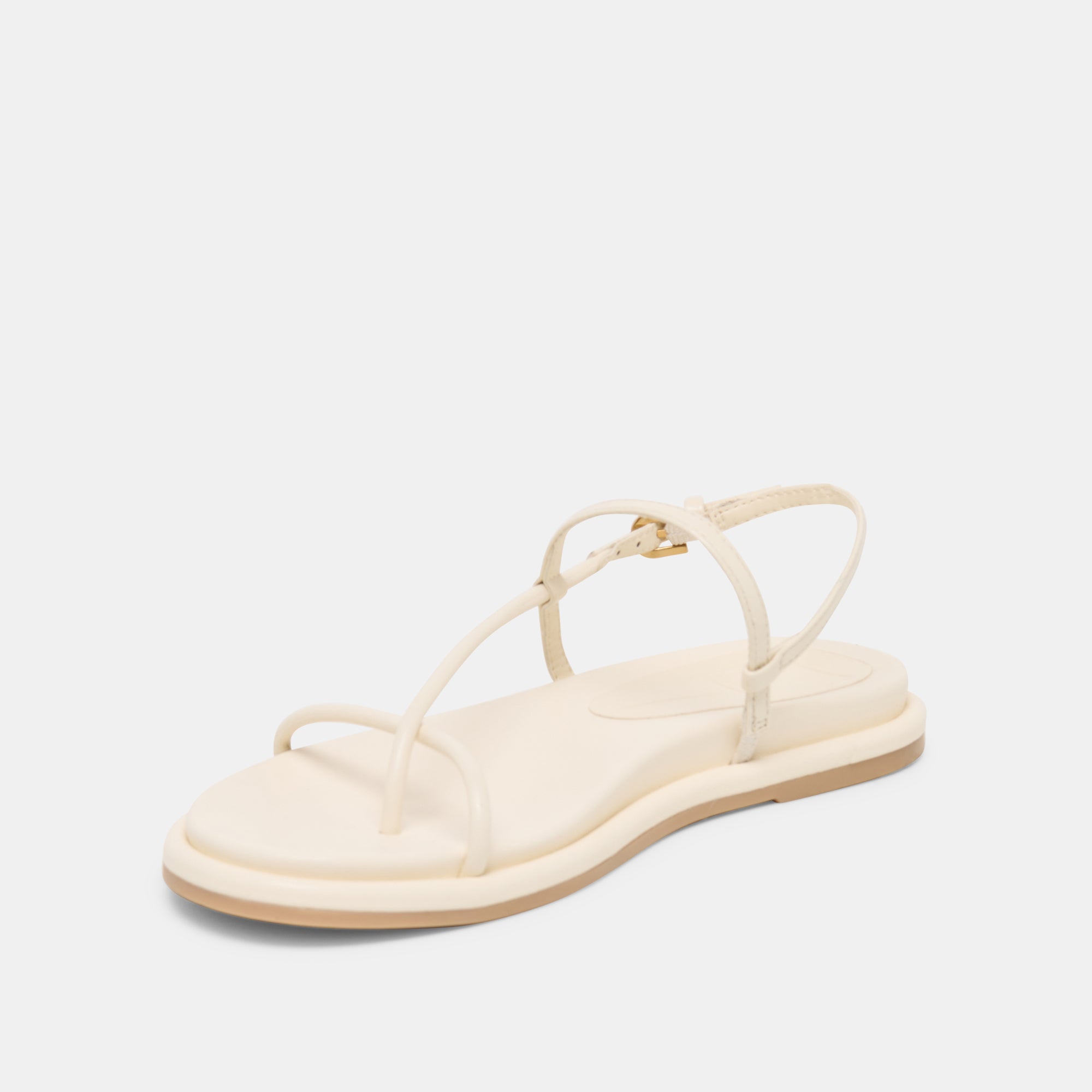 DOM SANDALS OFF WHITE LEATHER - Image 4