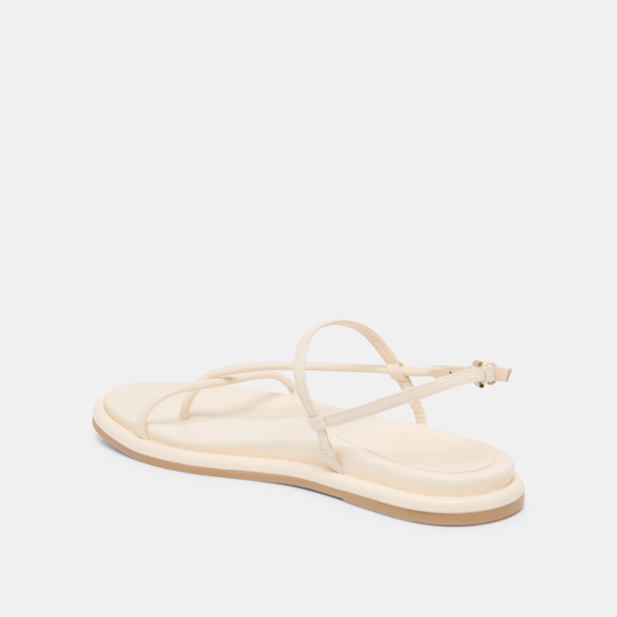 DOM SANDALS OFF WHITE LEATHER - Image 5