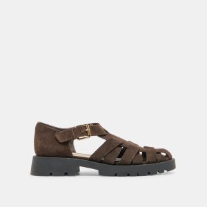 ELSAH FLATS ESPRESSO SUEDE