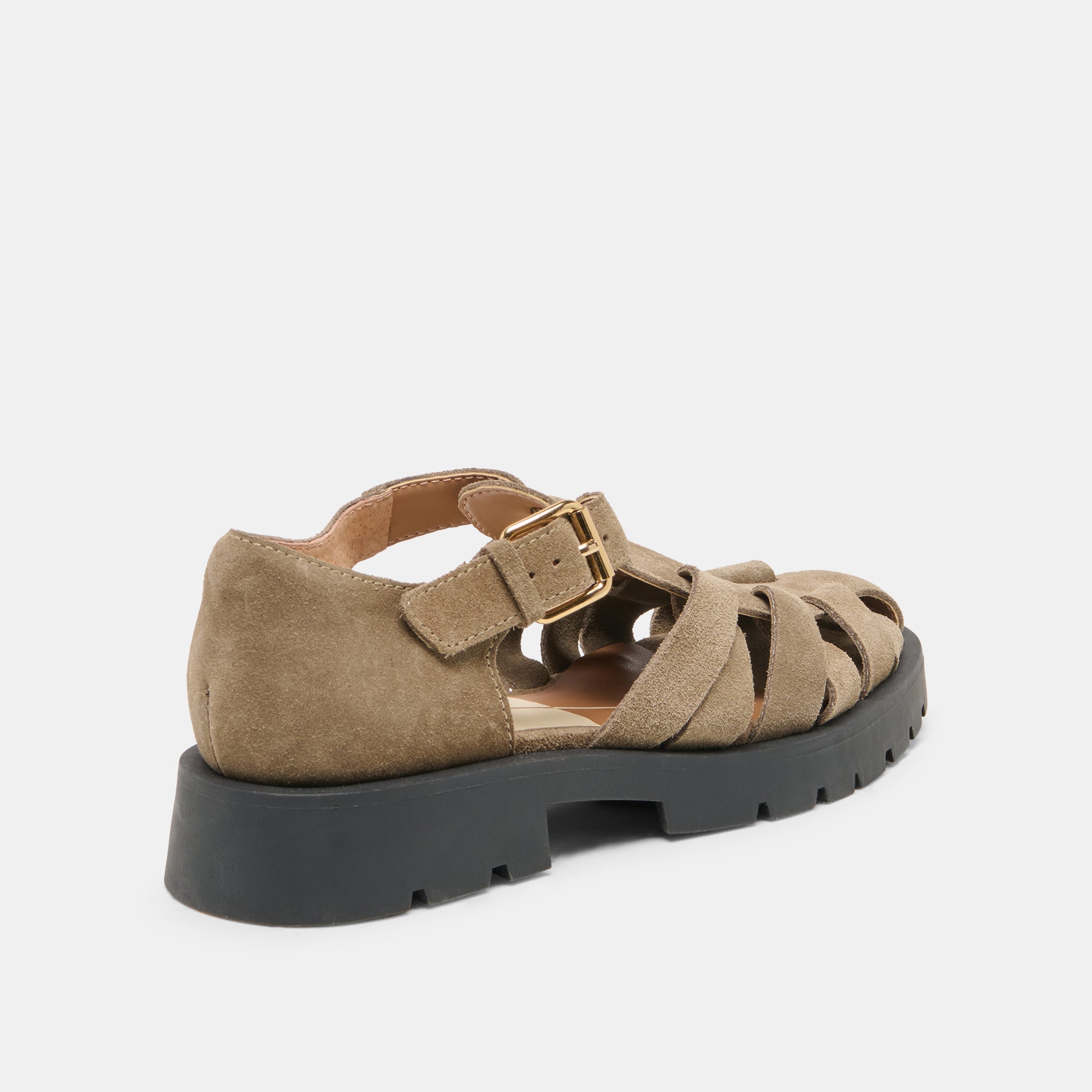 ELSAH FLATS OLIVE SUEDE - Image 3