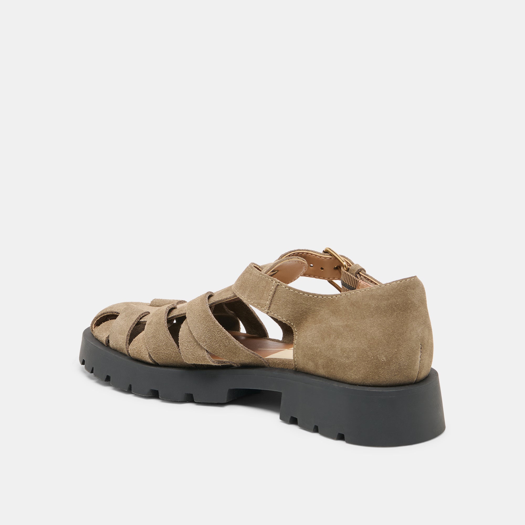 ELSAH FLATS OLIVE SUEDE - Image 5