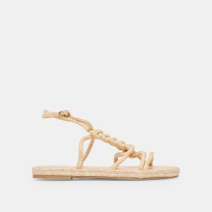 ELYANA SANDALS NATURAL MULTI ROPE RAFFIA