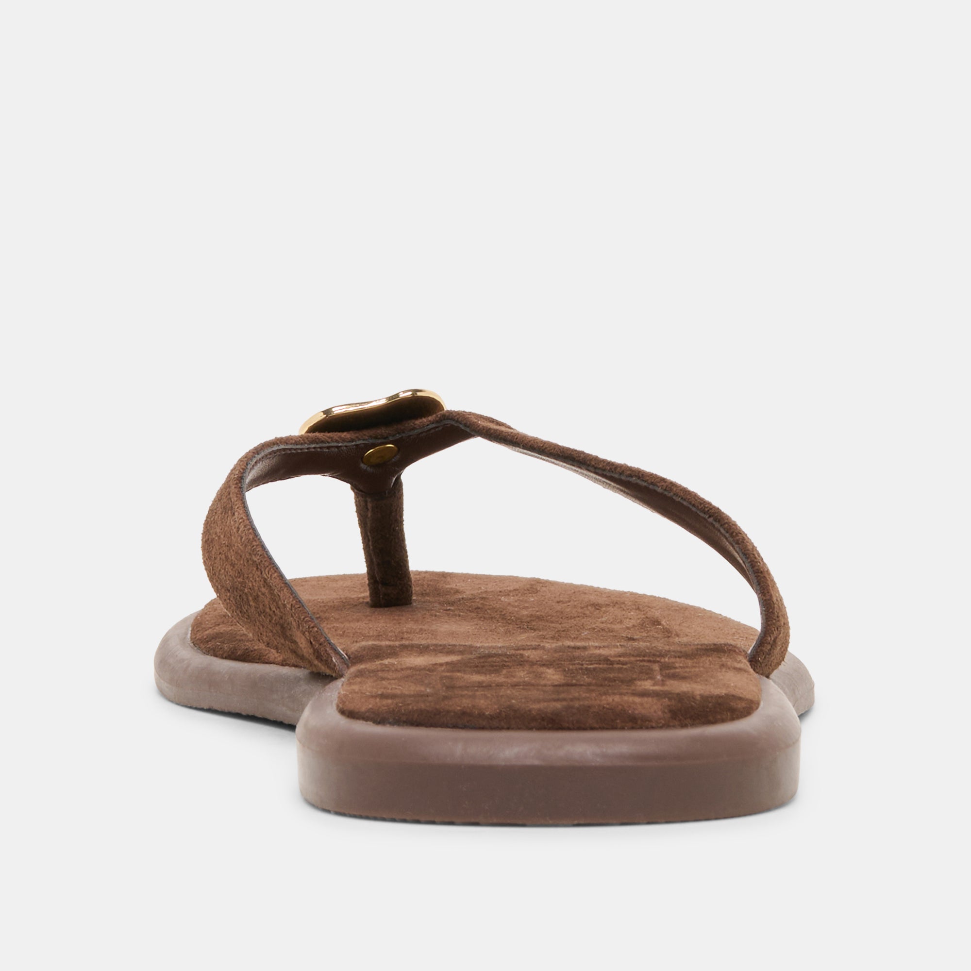 JAINA SANDALS DK BROWN SUEDE - Image 7