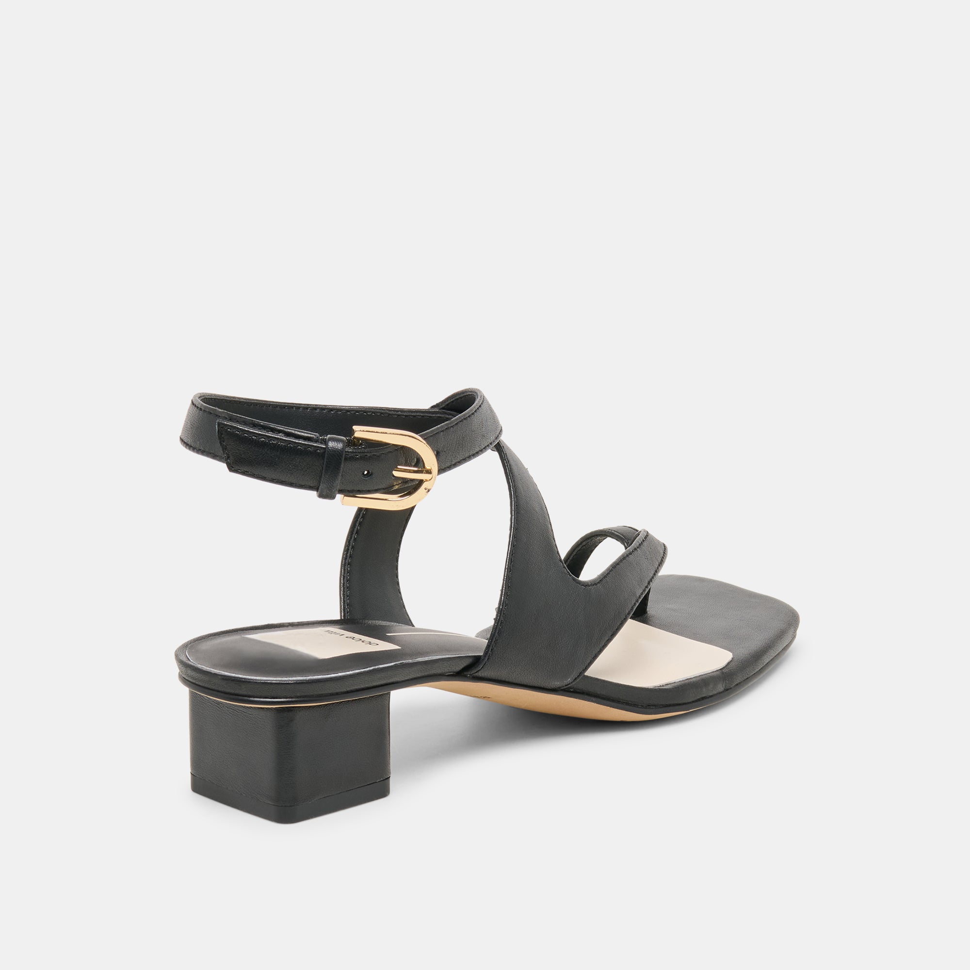 KAMEO HEELS BLACK LEATHER - Image 3