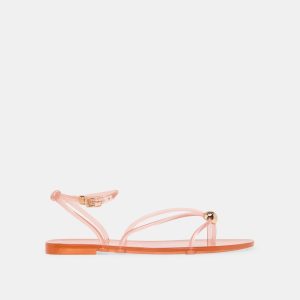 KENLEY VINYL SANDALS ROSE JELLY