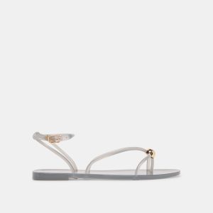 KENLEY VINYL SANDALS SMOKE JELLY