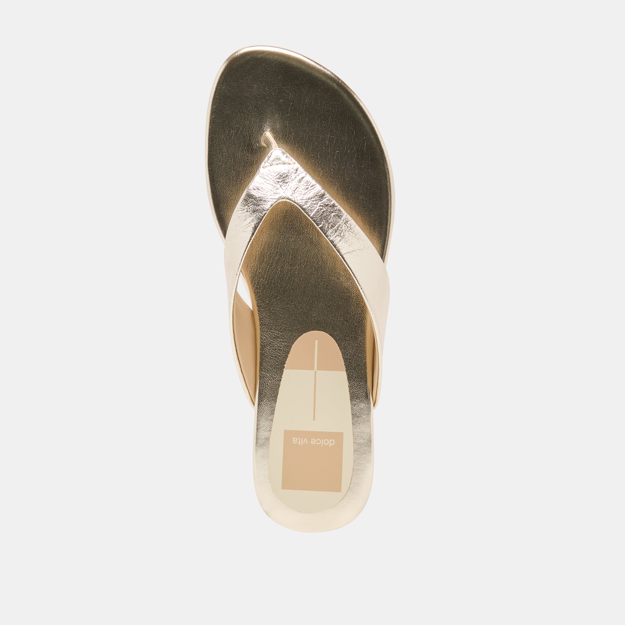 LINNET SANDALS LT GOLD LEATHER - Image 8