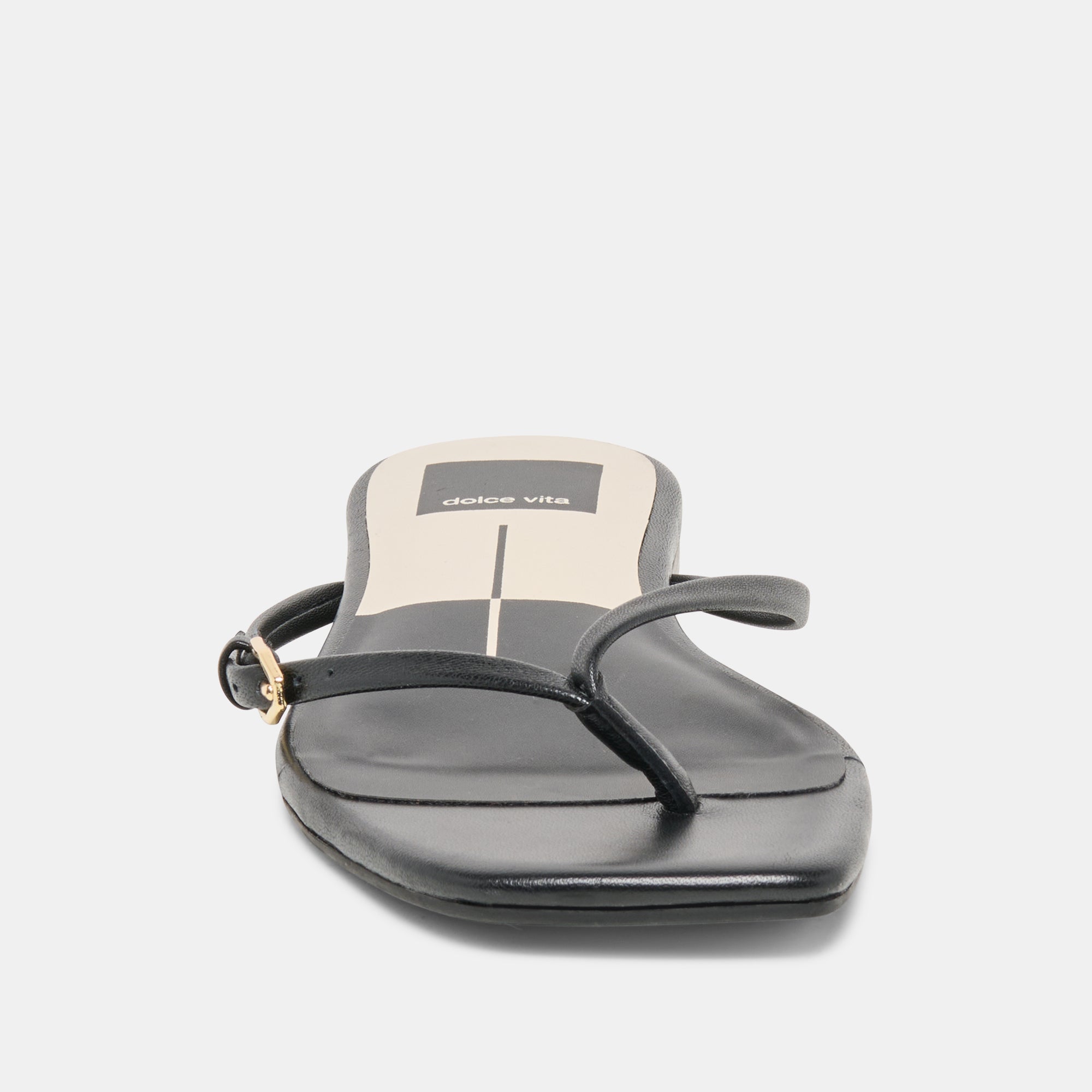 MALTA SANDALS BLACK LEATHER - Image 8