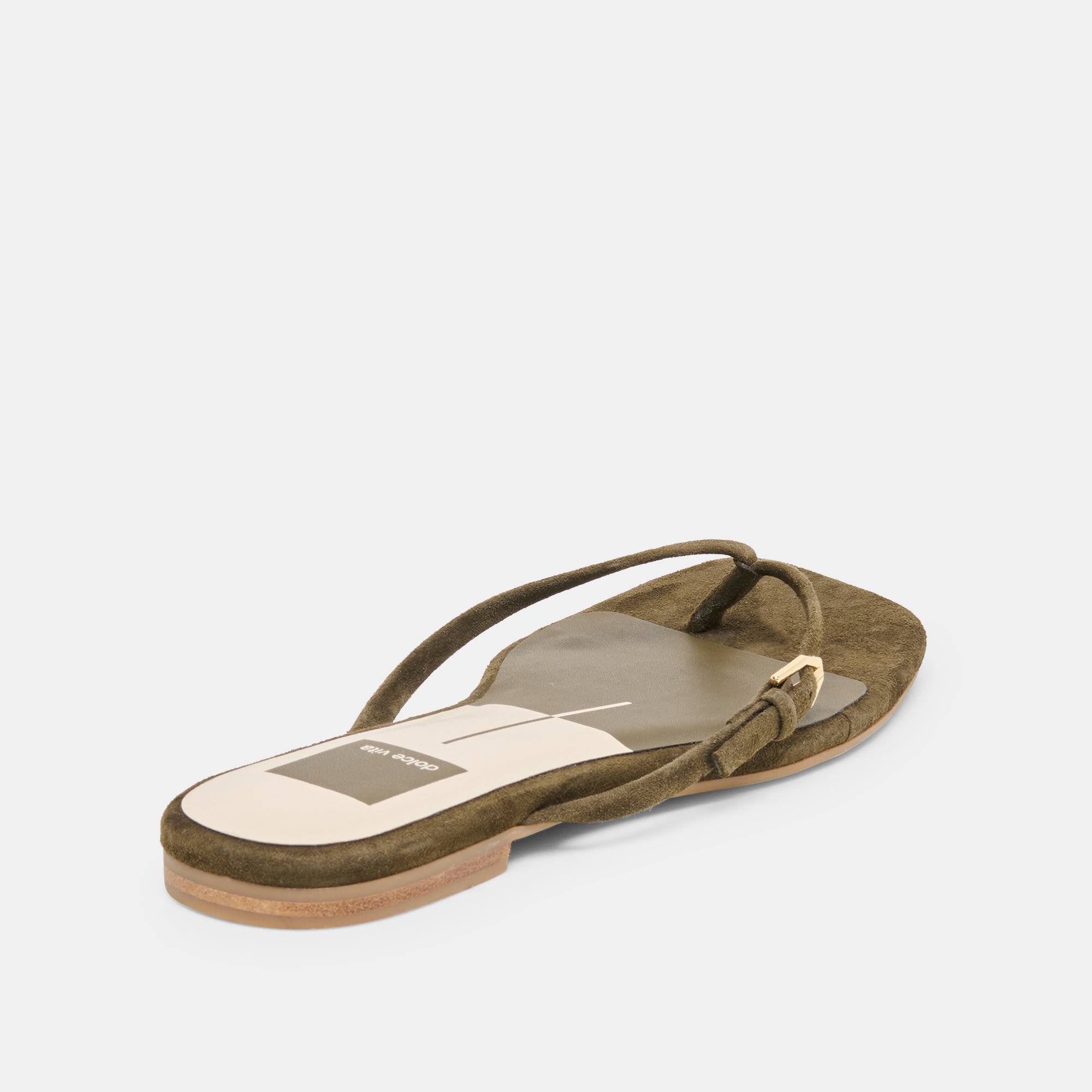 MALTA SANDALS DK OLIVE SUEDE - Image 3