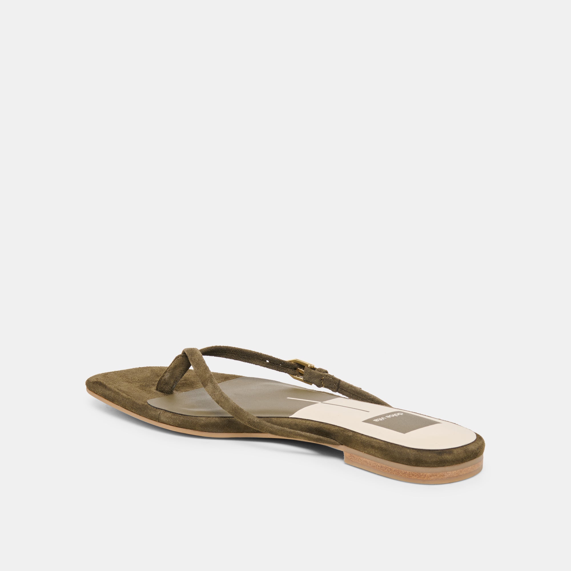 MALTA SANDALS DK OLIVE SUEDE - Image 5