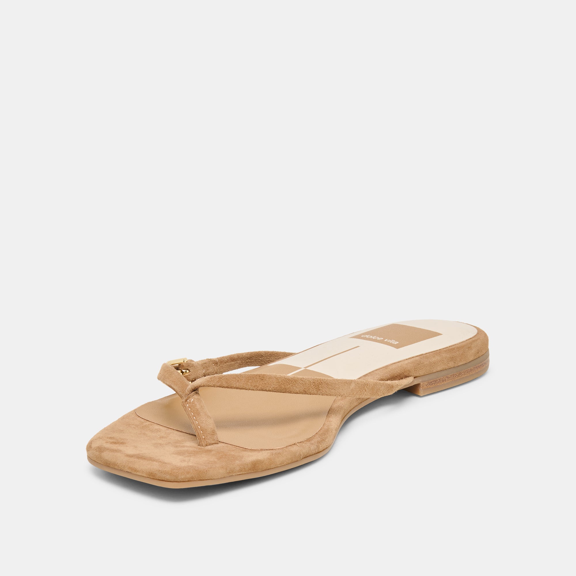 MALTA SANDALS LT BROWN SUEDE - Image 6