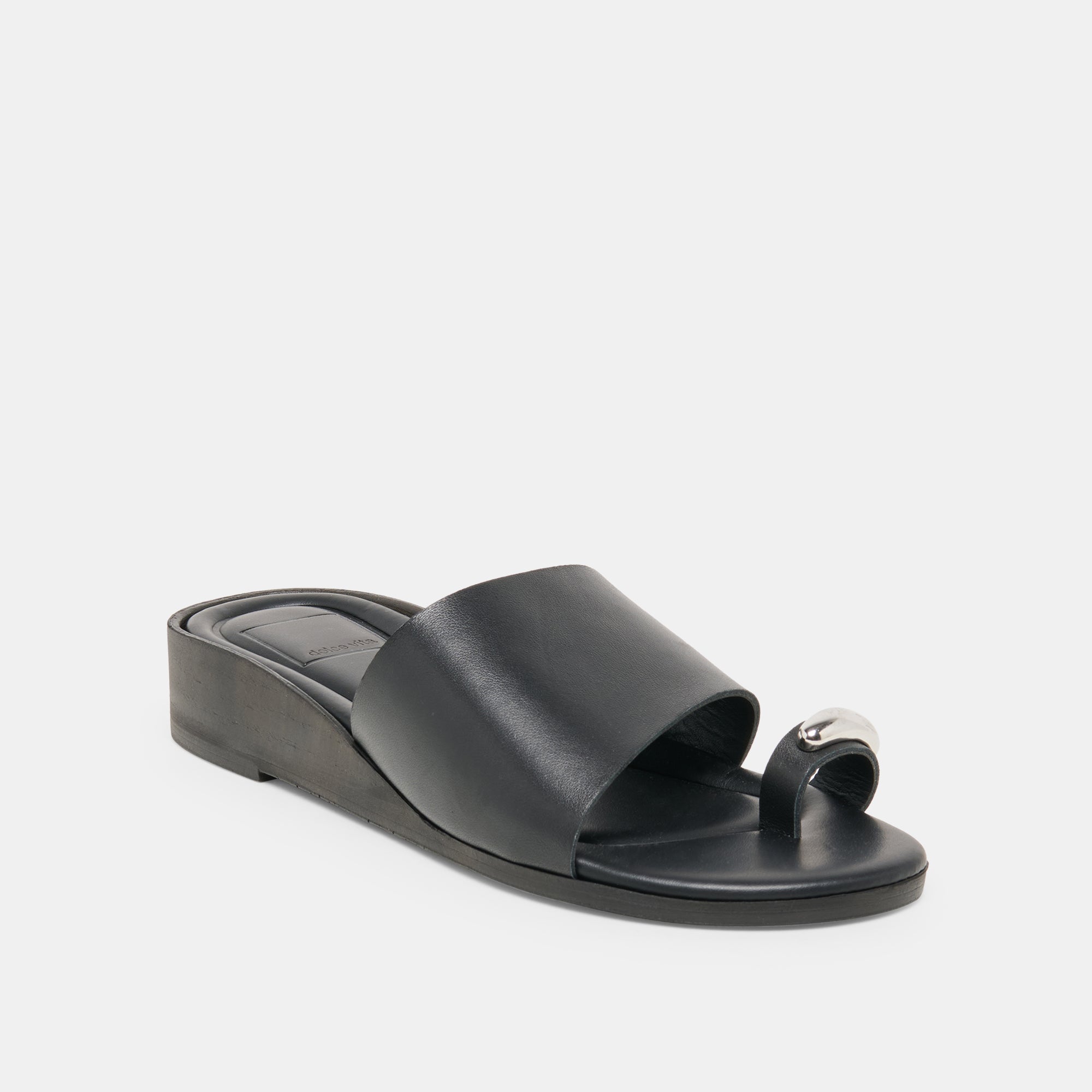 MOXY SANDALS BLACK LEATHER - Image 2