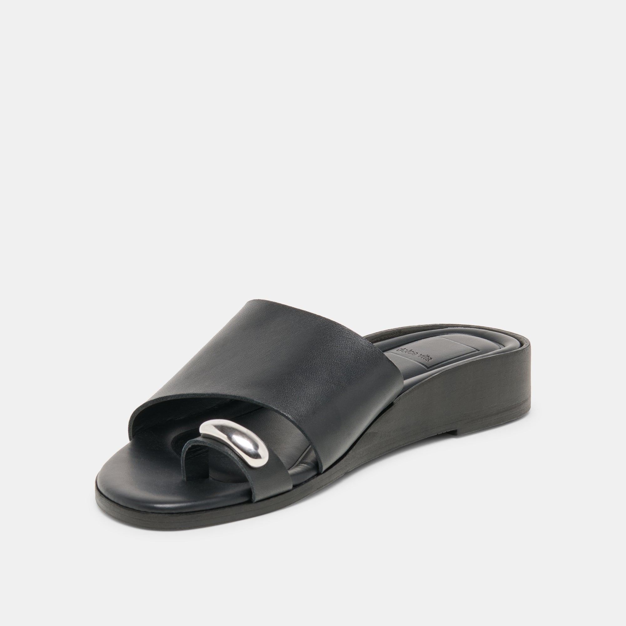 MOXY SANDALS BLACK LEATHER - Image 4