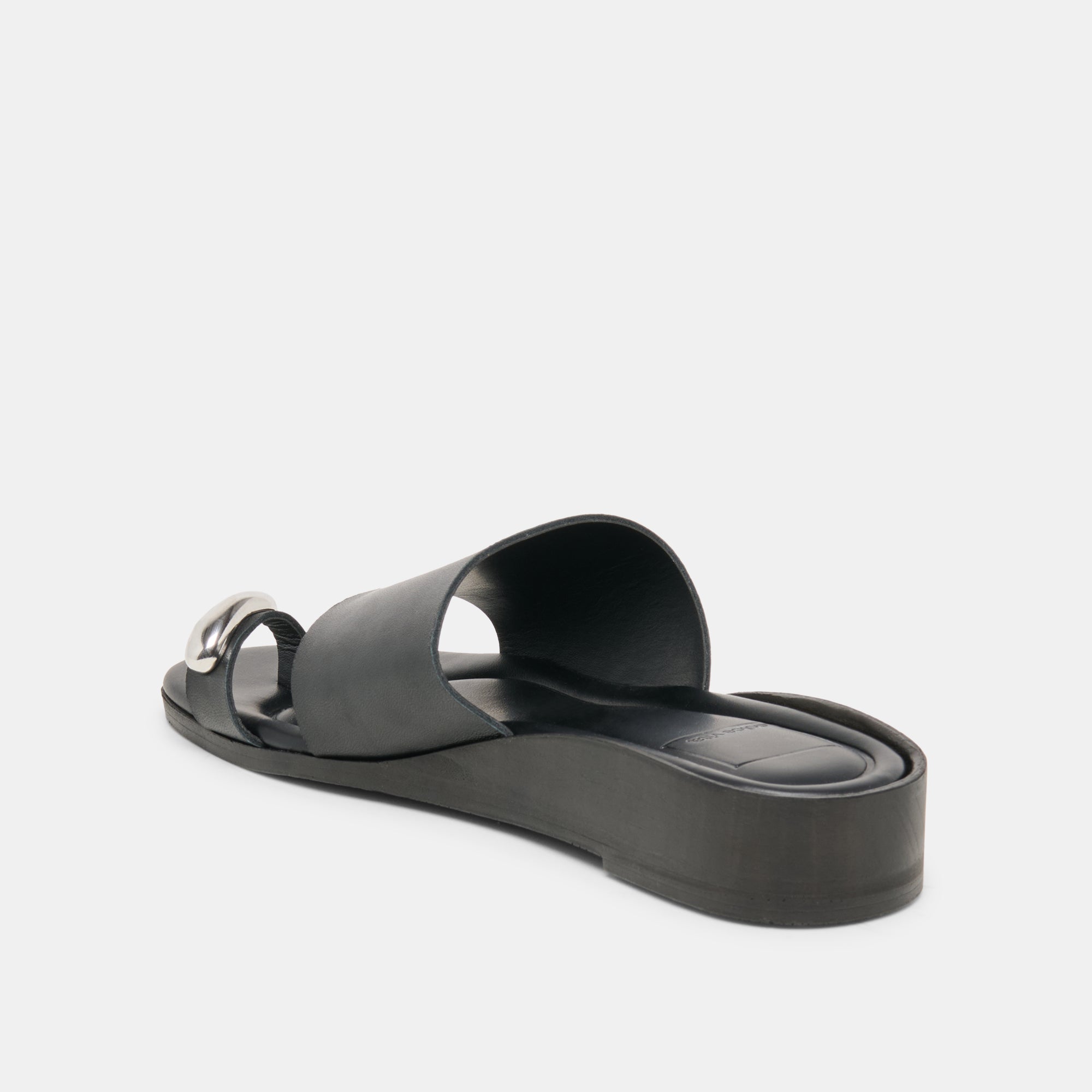 MOXY SANDALS BLACK LEATHER - Image 5