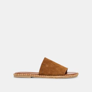 RIDGE SANDALS CHESTNUT SUEDE