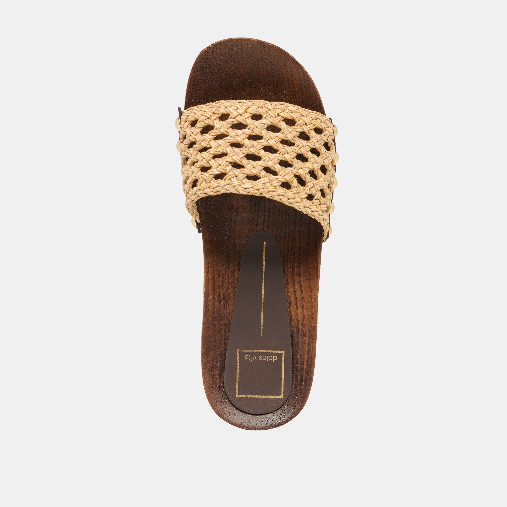 SADIE SANDALS TAN RAFFIA - Image 9