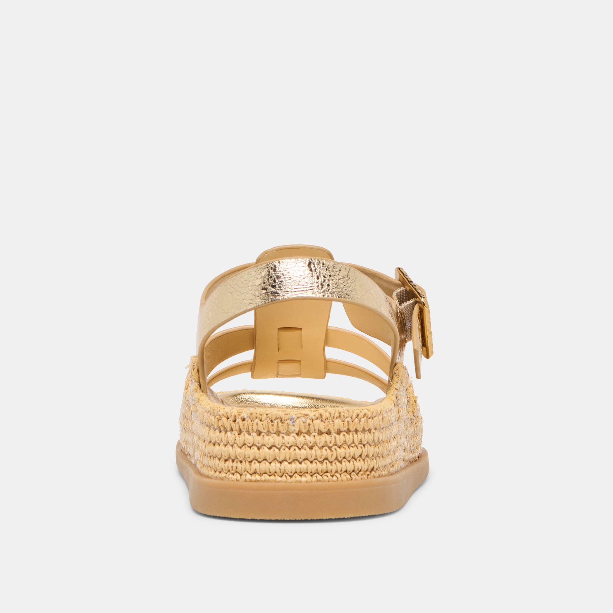 SHENNA SANDALS GOLD DISTRESSED LEATHER - Image 7