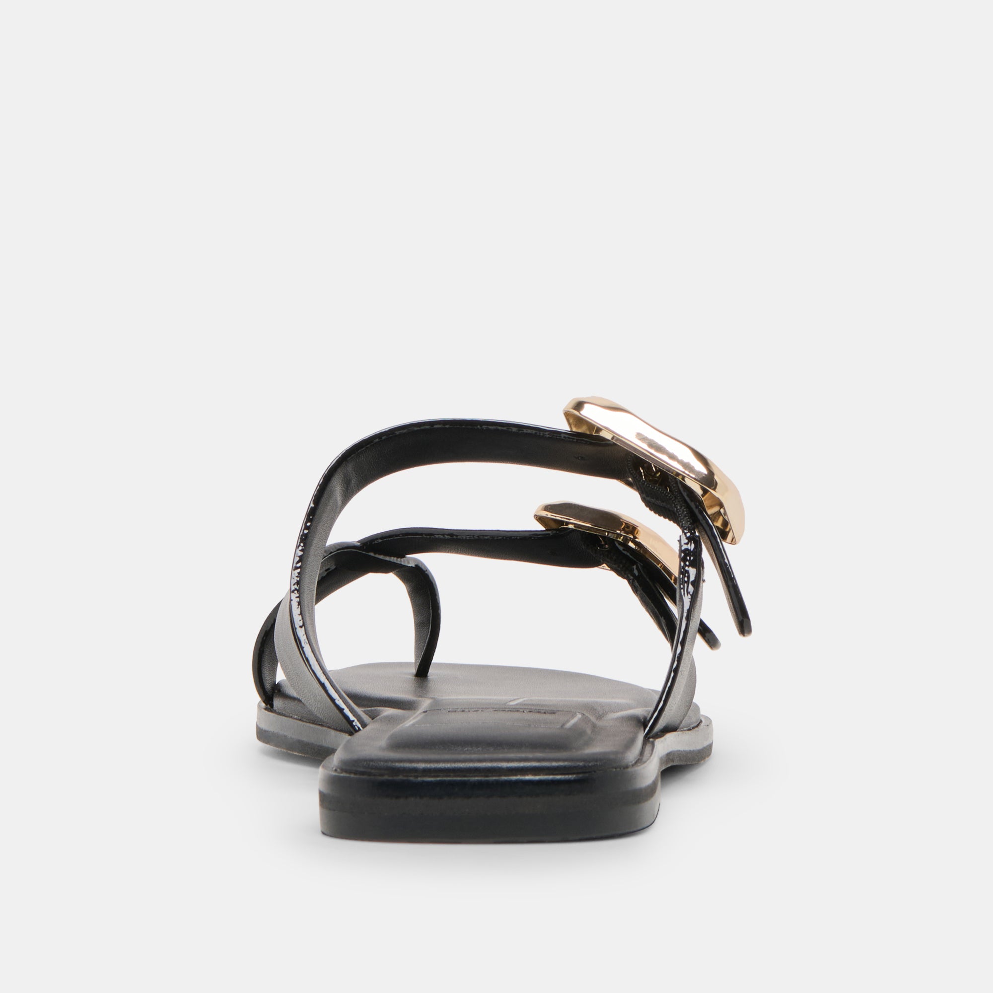 SHORE SANDALS BLACK LEATHER - Image 7