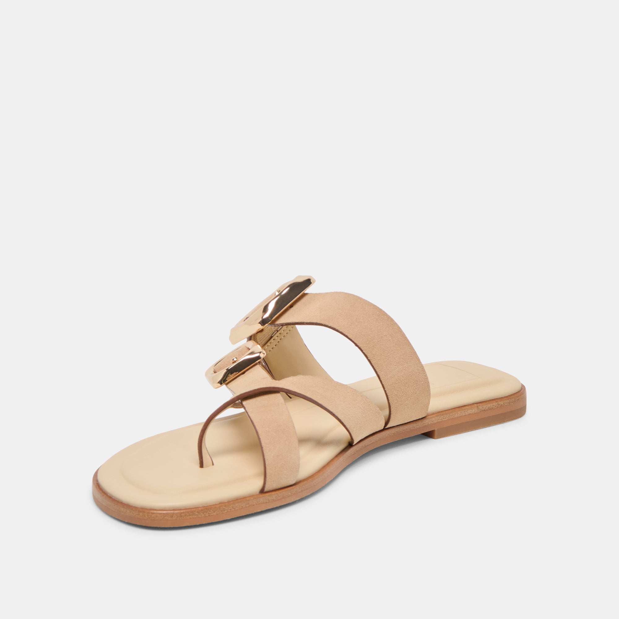 SHORE SANDALS CAMEL SUEDE - Image 4