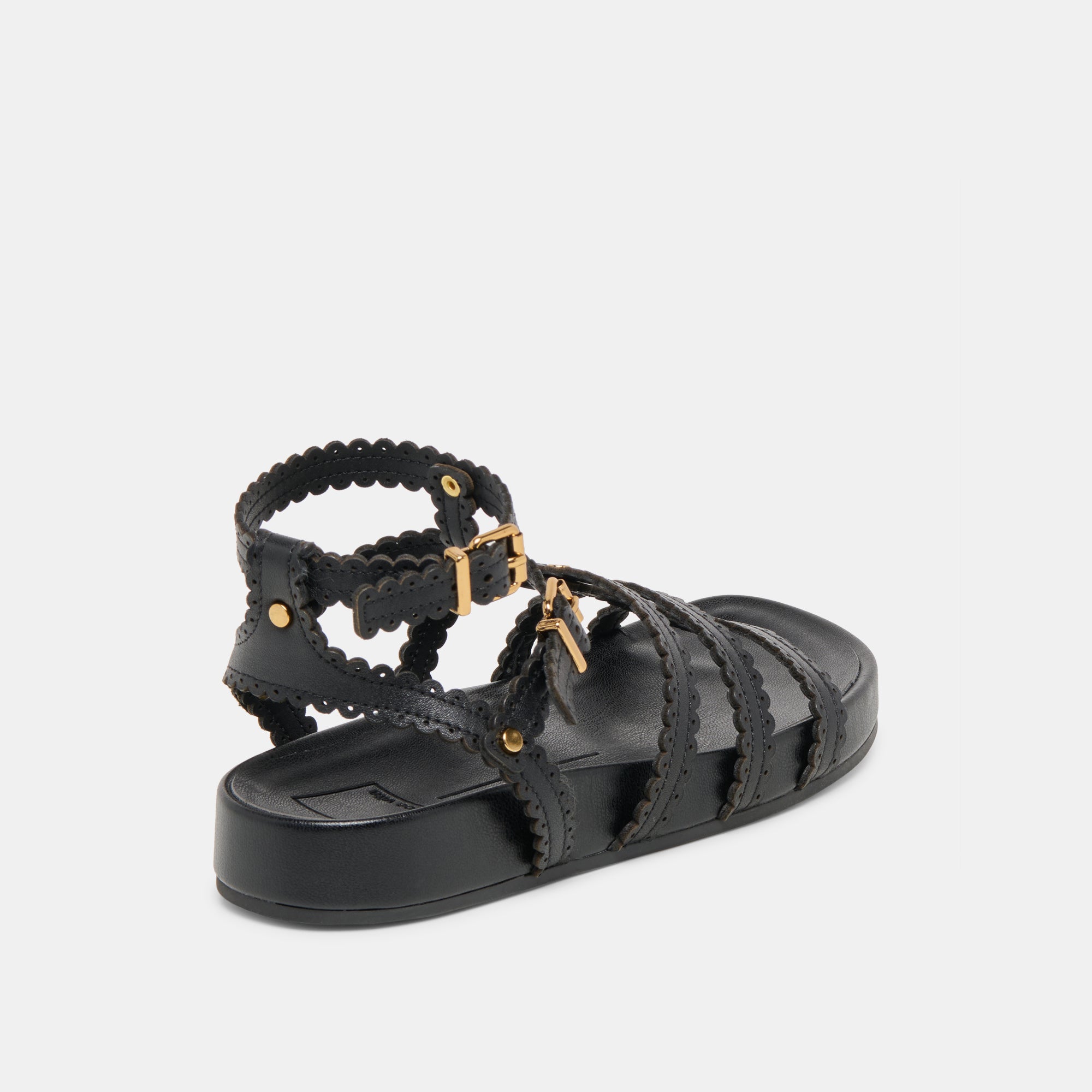 SUSANA SANDALS BLACK LEATHER - Image 3