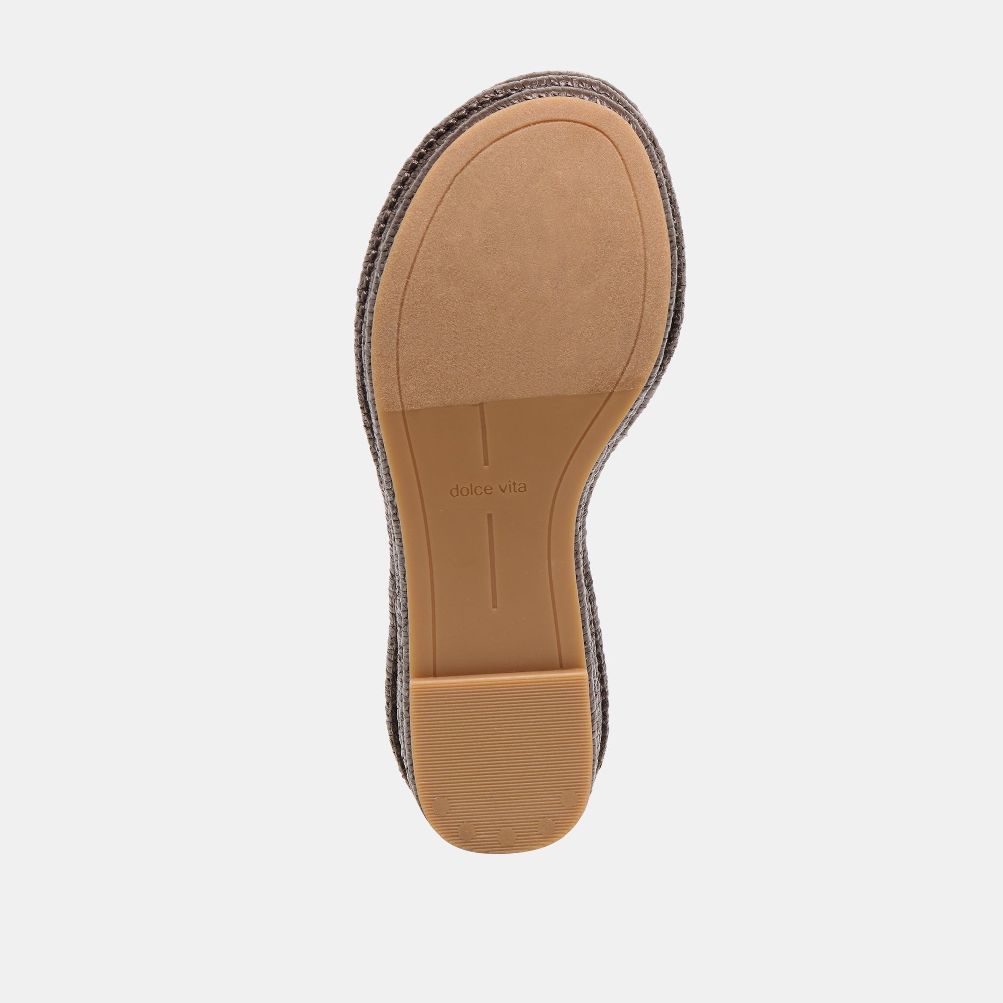 THRONE WIDE WEDGES CHOCOLATE RAFFIA - Image 9