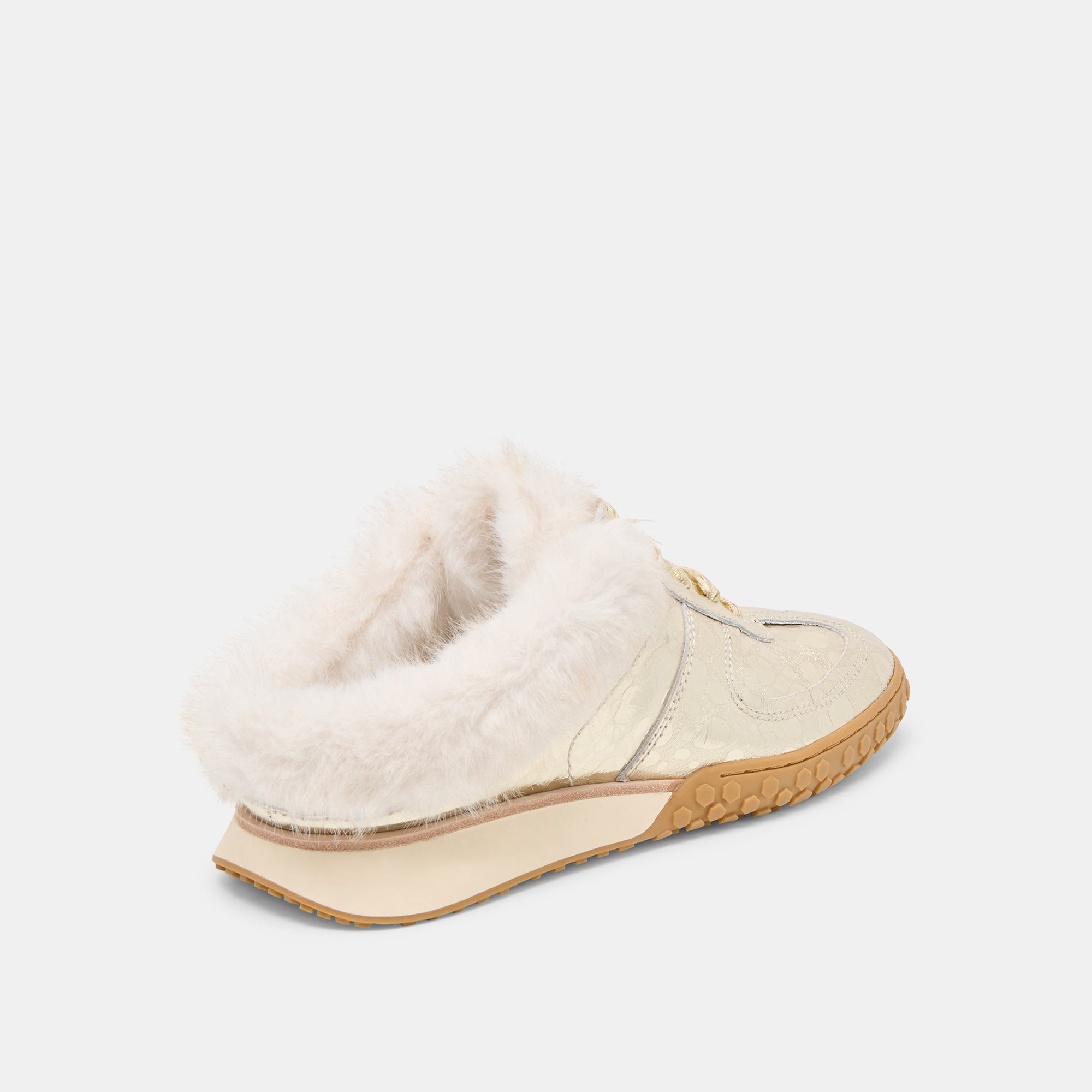 IZZEY PLUSH SNEAKERS PLATINUM LEATHER - Image 5