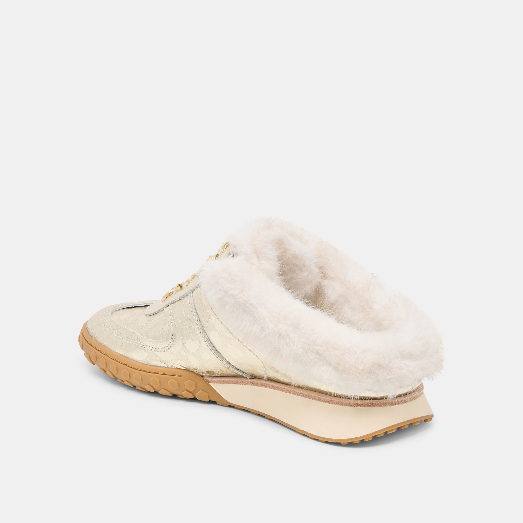 IZZEY PLUSH SNEAKERS PLATINUM LEATHER - Image 7