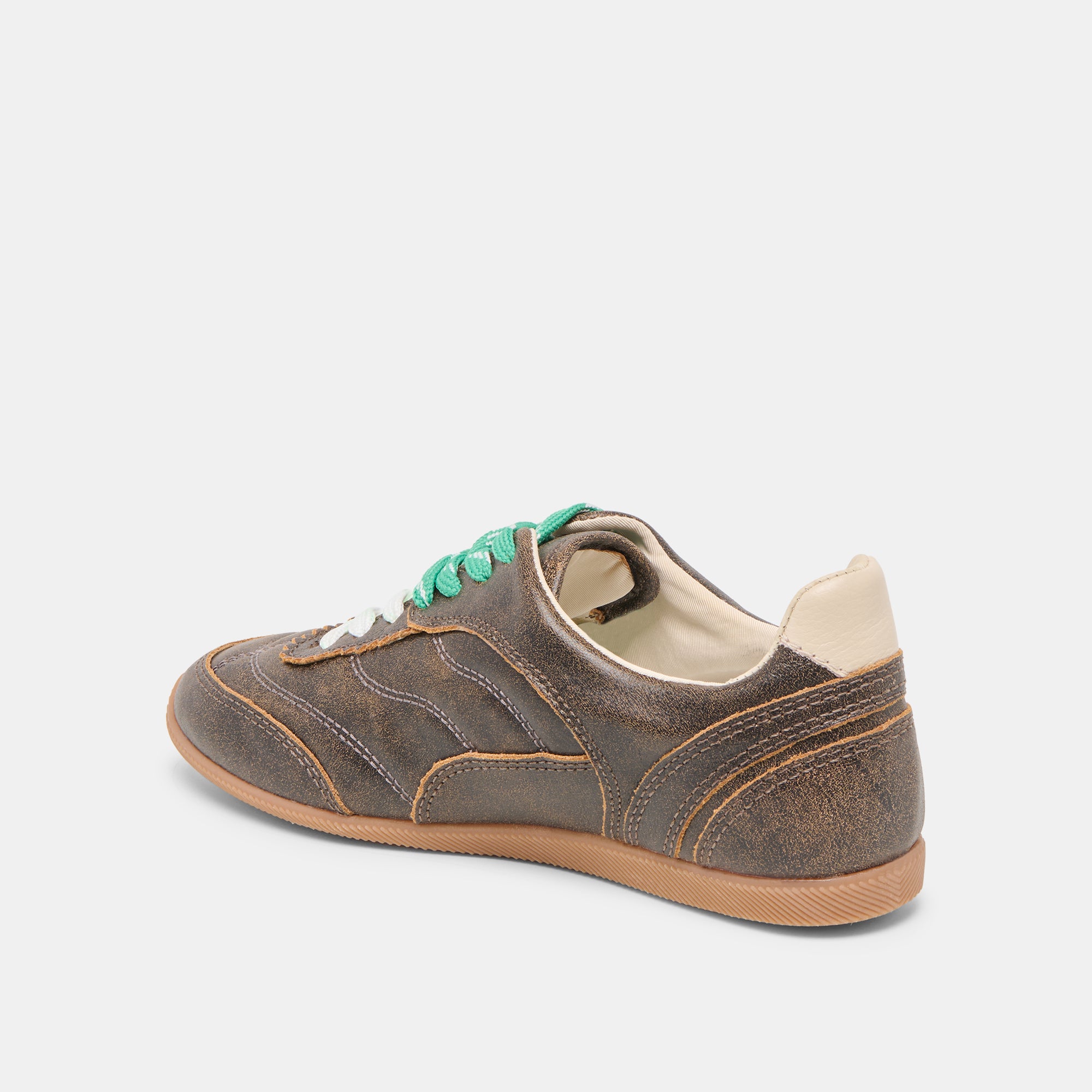 LAINI SNEAKERS BROWN DISTRESSED LEATHER - Image 7