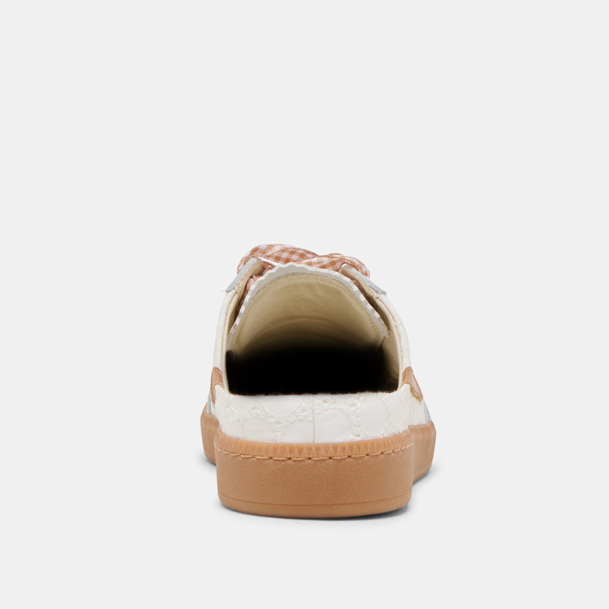 NOTICE SLIDE SNEAKERS WHITE PINK EYELET - Image 8