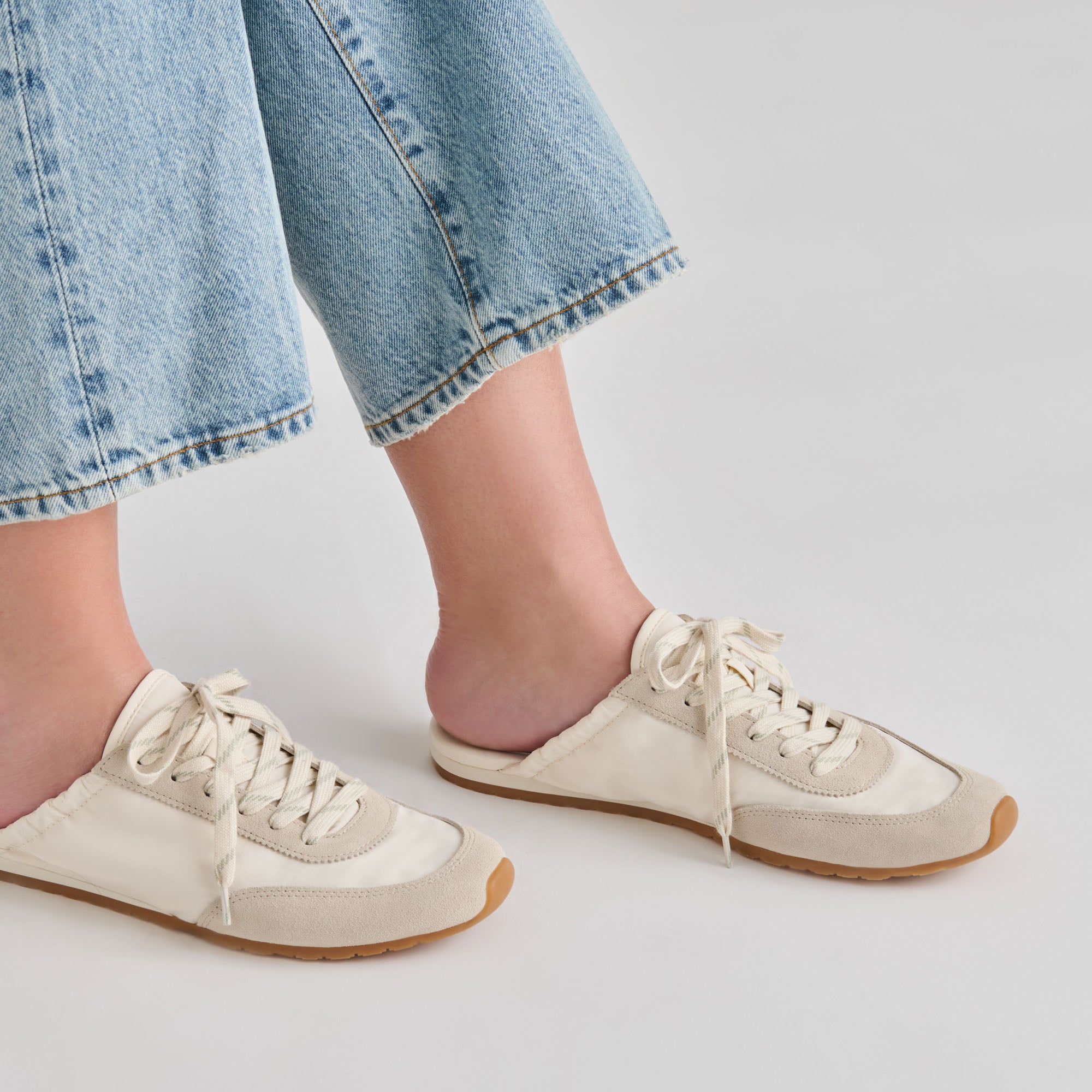 DARIS SNEAKERS WHITE NYLON - Image 4