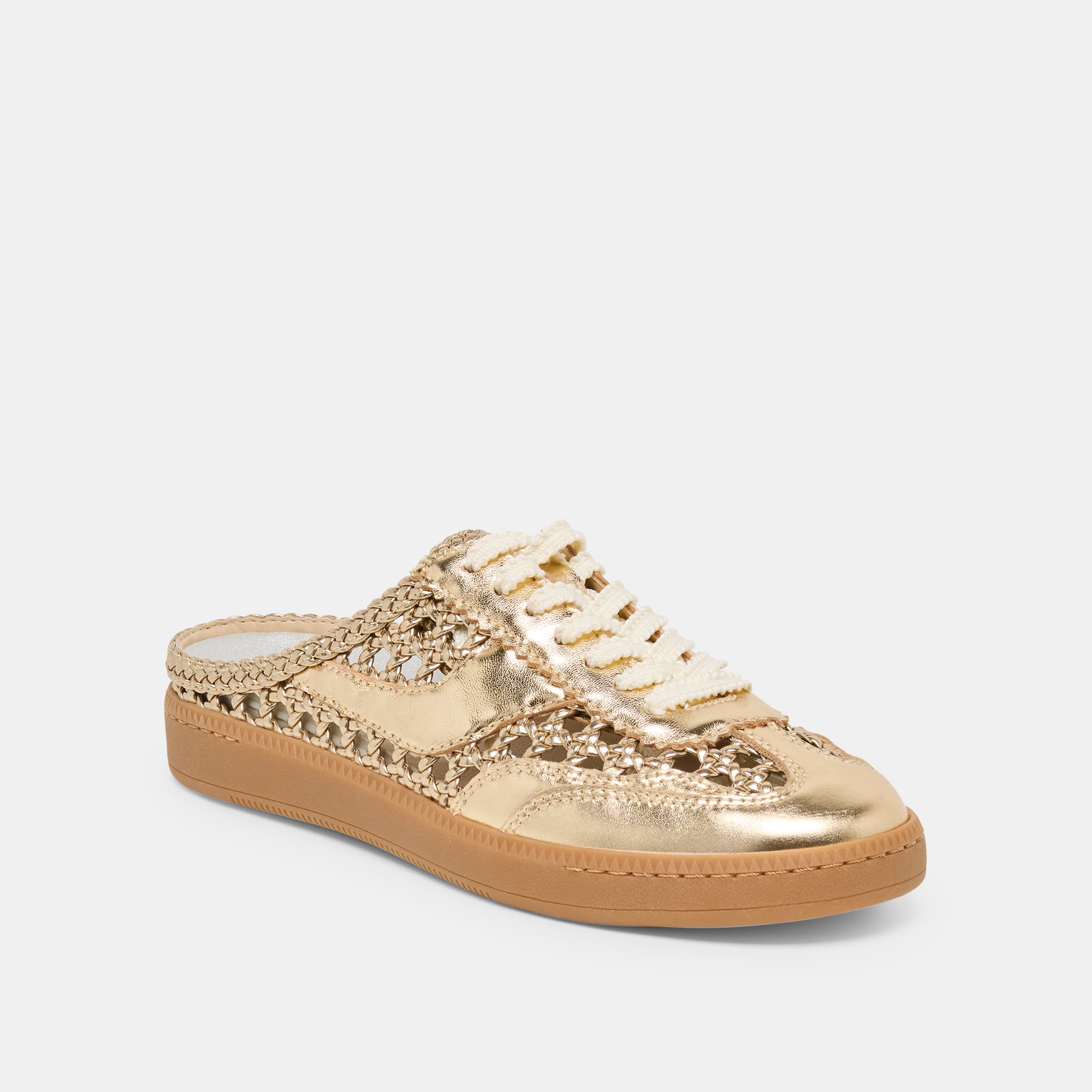 NOTICE SLIDE WOVEN SNEAKERS GOLD WOVEN STELLA - Image 3
