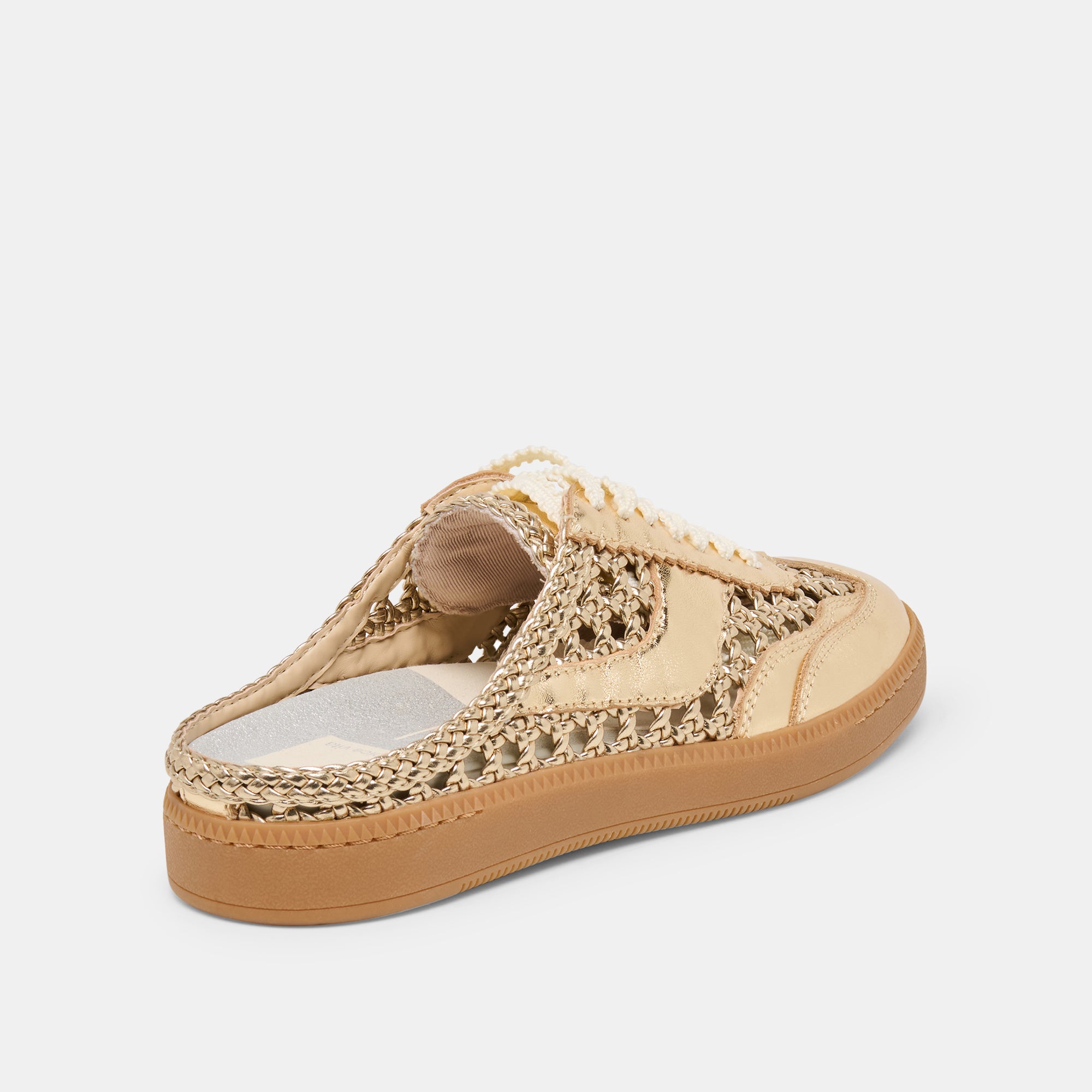 NOTICE SLIDE WOVEN SNEAKERS GOLD WOVEN STELLA - Image 5