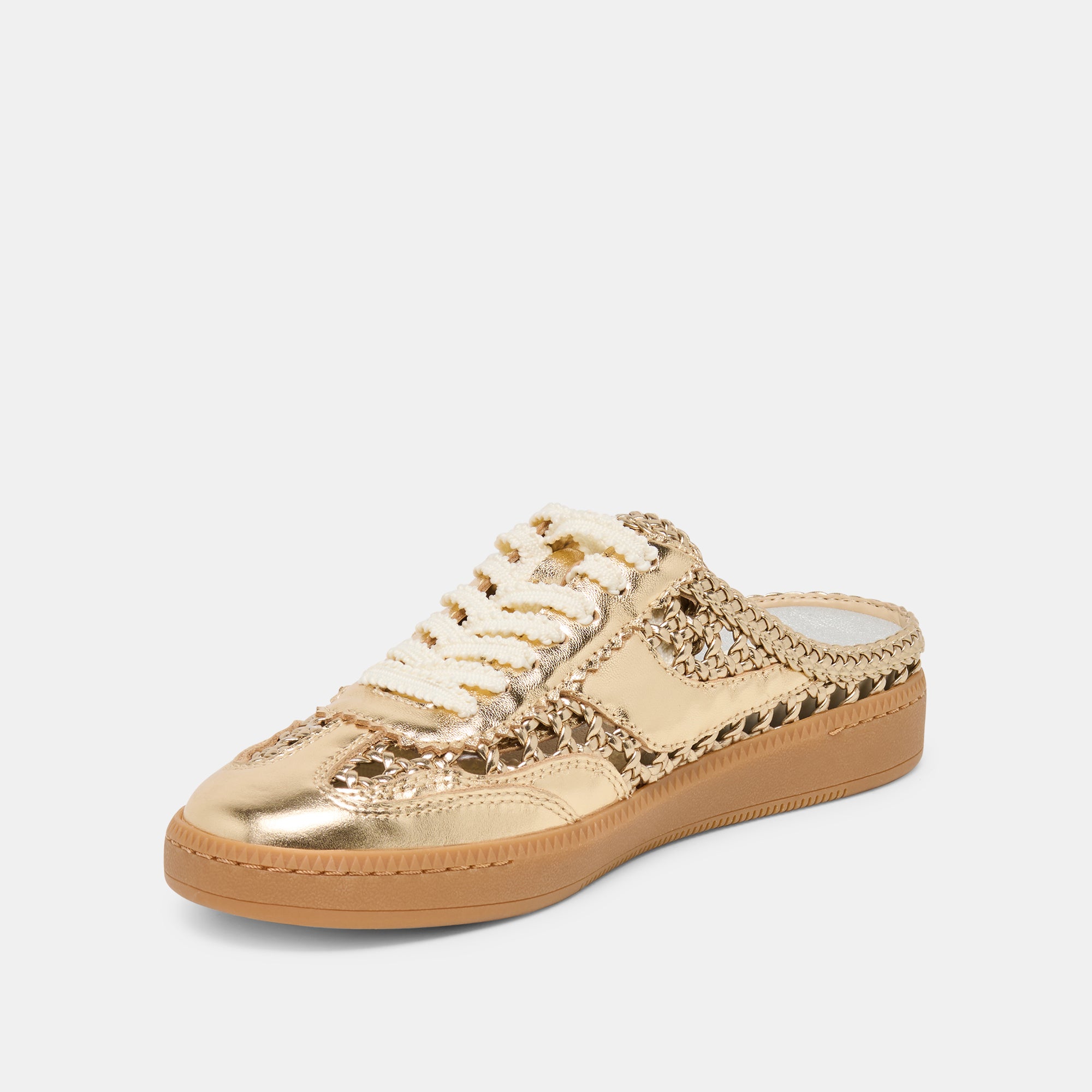 NOTICE SLIDE WOVEN SNEAKERS GOLD WOVEN STELLA - Image 6