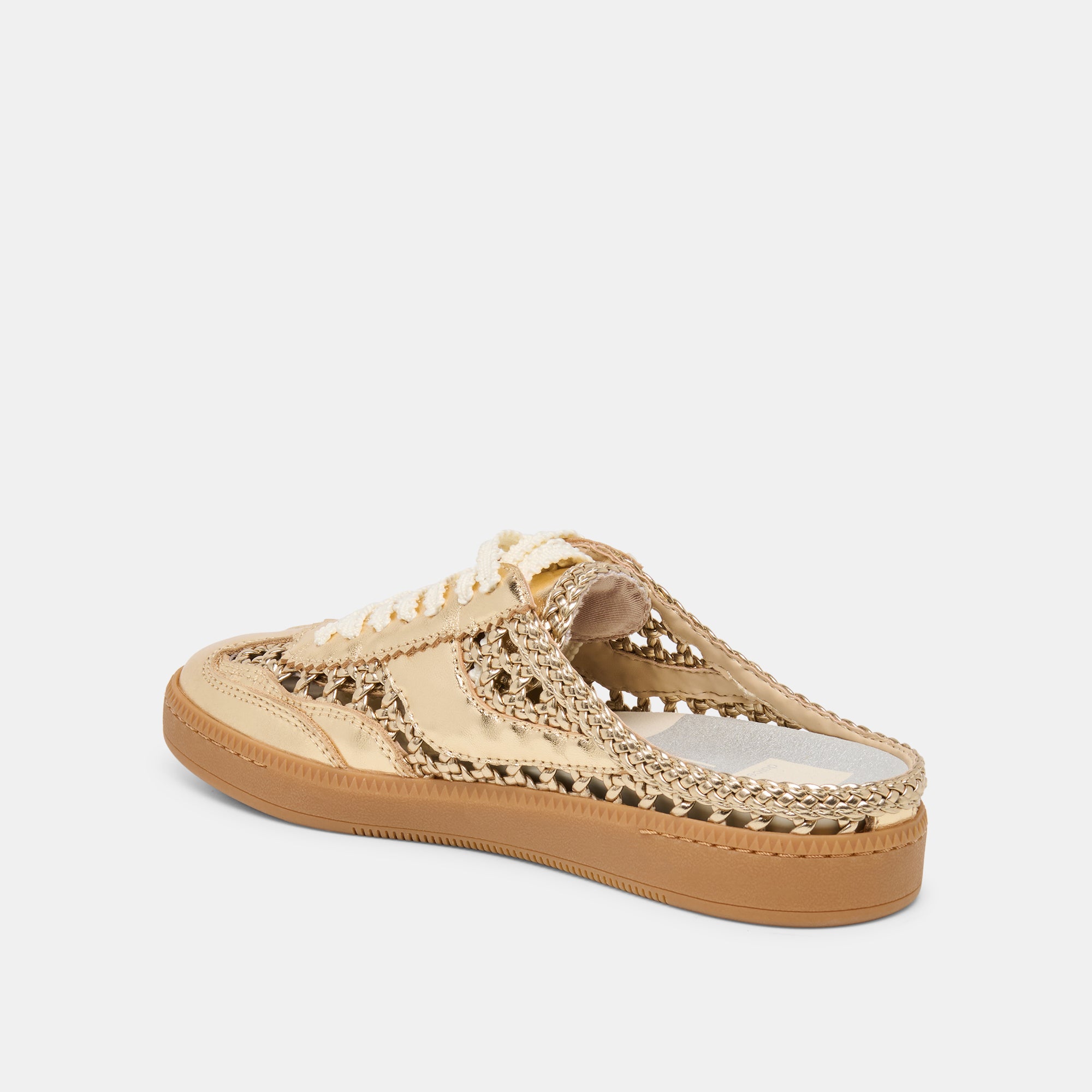 NOTICE SLIDE WOVEN SNEAKERS GOLD WOVEN STELLA - Image 7