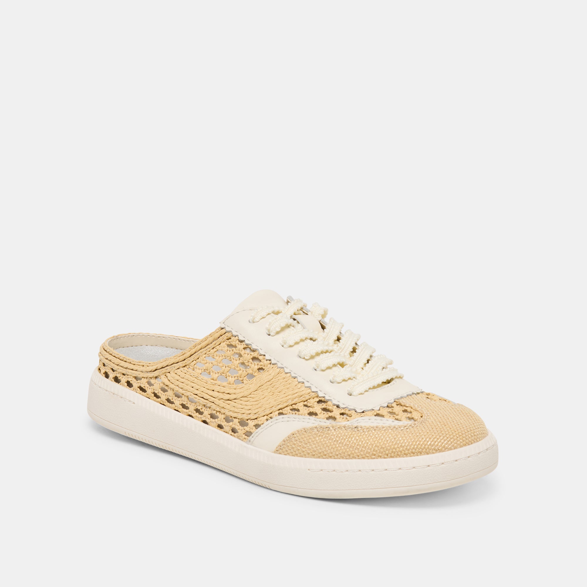 NOTICE SLIDE WOVEN SNEAKERS LT NATURAL WOVEN RAFFIA - Image 2