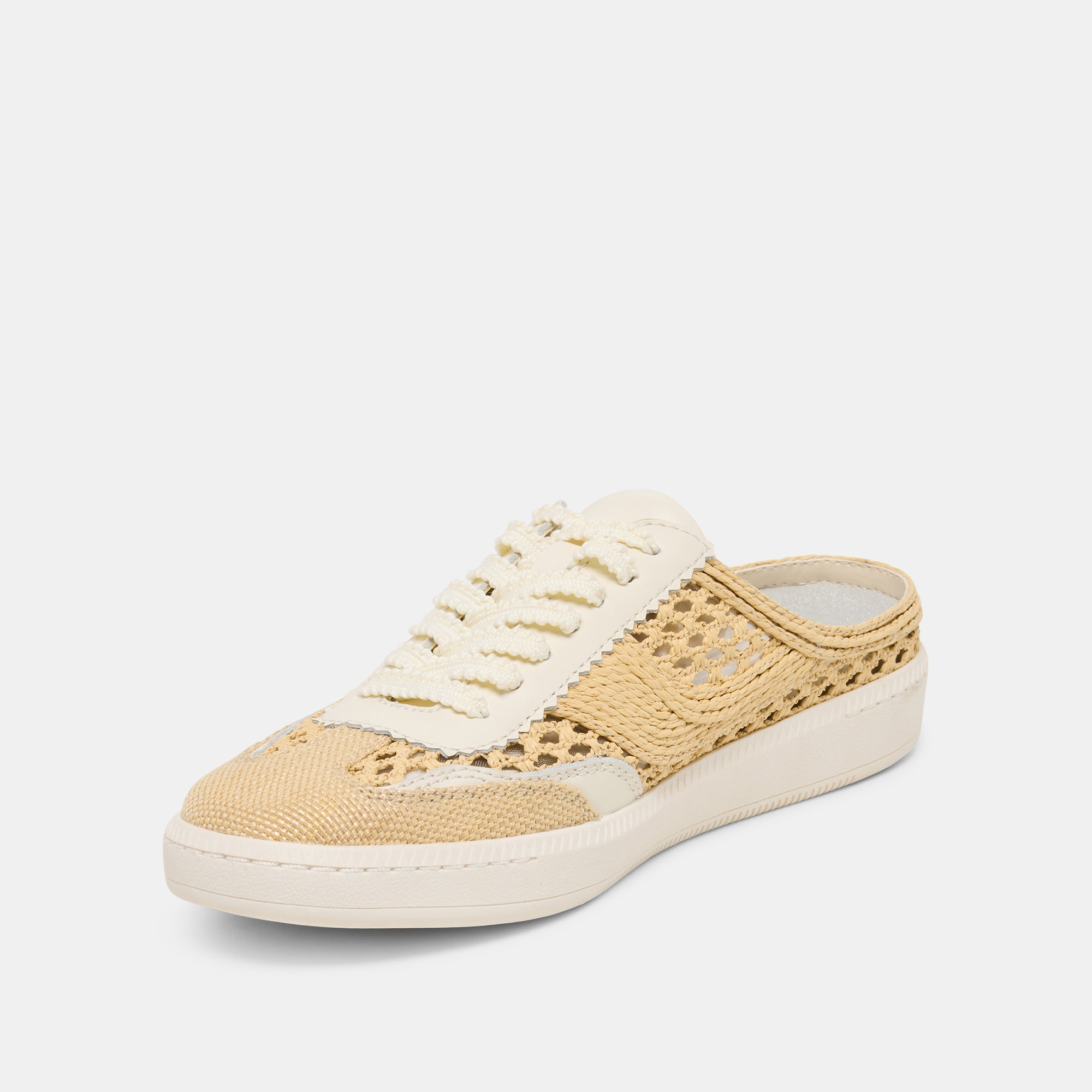 NOTICE SLIDE WOVEN SNEAKERS LT NATURAL WOVEN RAFFIA - Image 4