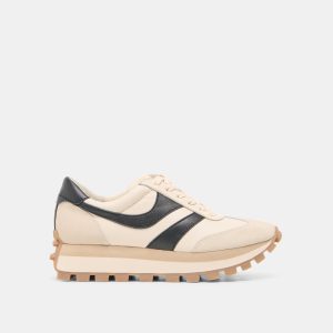 TRESA SNEAKERS WHITE BLACK LEATHER