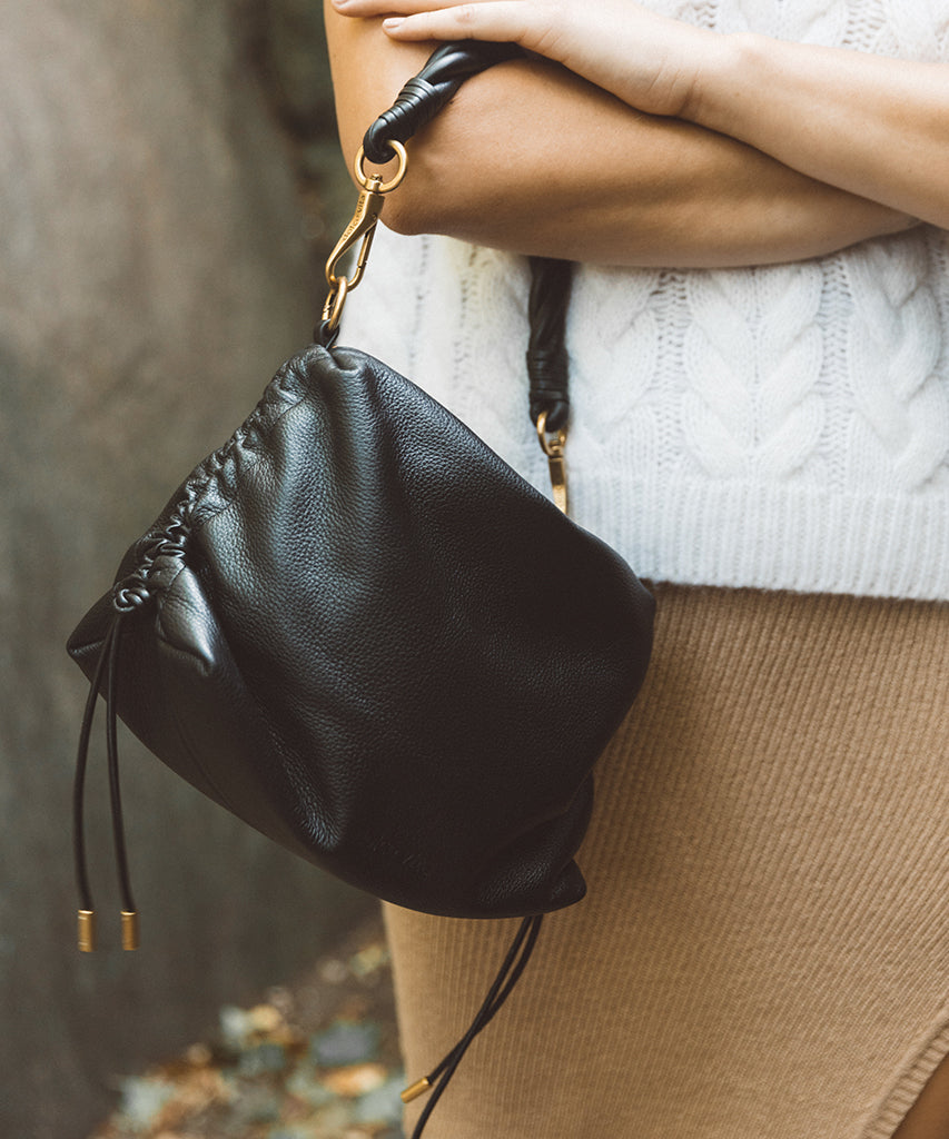 PRESTON SHOULDER/CROSSBODY BLACK LEATHER - Image 4